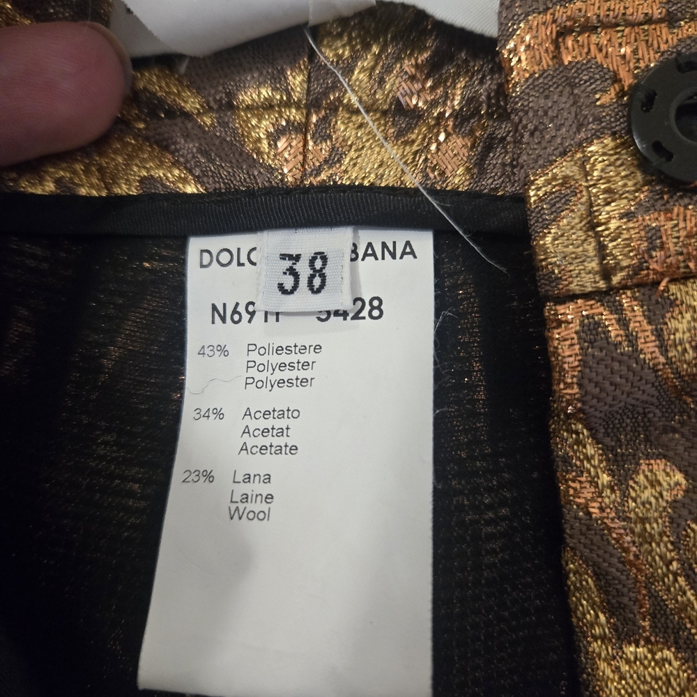 Dolce & Gabbana Brocade metallic textured trouser - Picture 8 of 15
